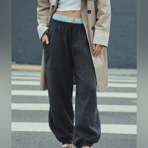 Daily Practice Anthropologie Zola Balloon Jogger Sweatpants Dark Gray XS